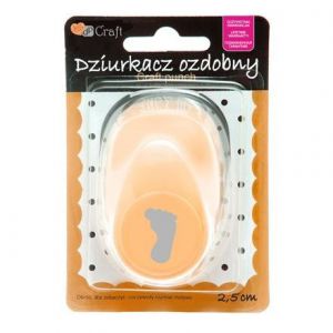 Dziurkacz ozdobny dpCraft 1,6cm Stopa